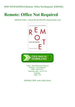 Remote office not required download